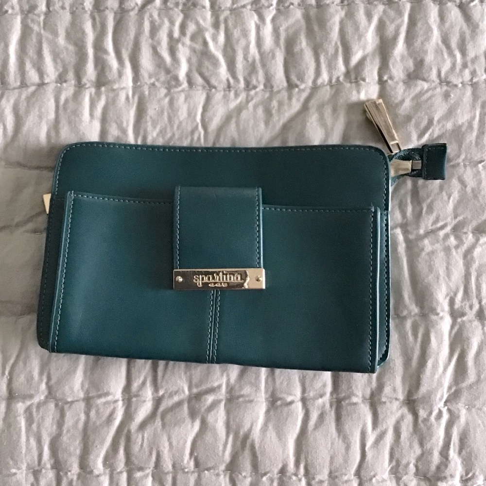 Spartina 449 teal wallet/ clutch
